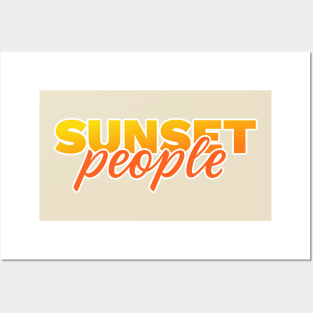 Sunset People Posters and Art